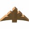 Ekena Millwork Davenport Rough Sawn Timber Gable Bracket, Western Red Cedar, 36"W x 21"H x 4"D x 6"F, 14/12 Pitch GBW036X21X0406DAV00RWR - alternate 4
